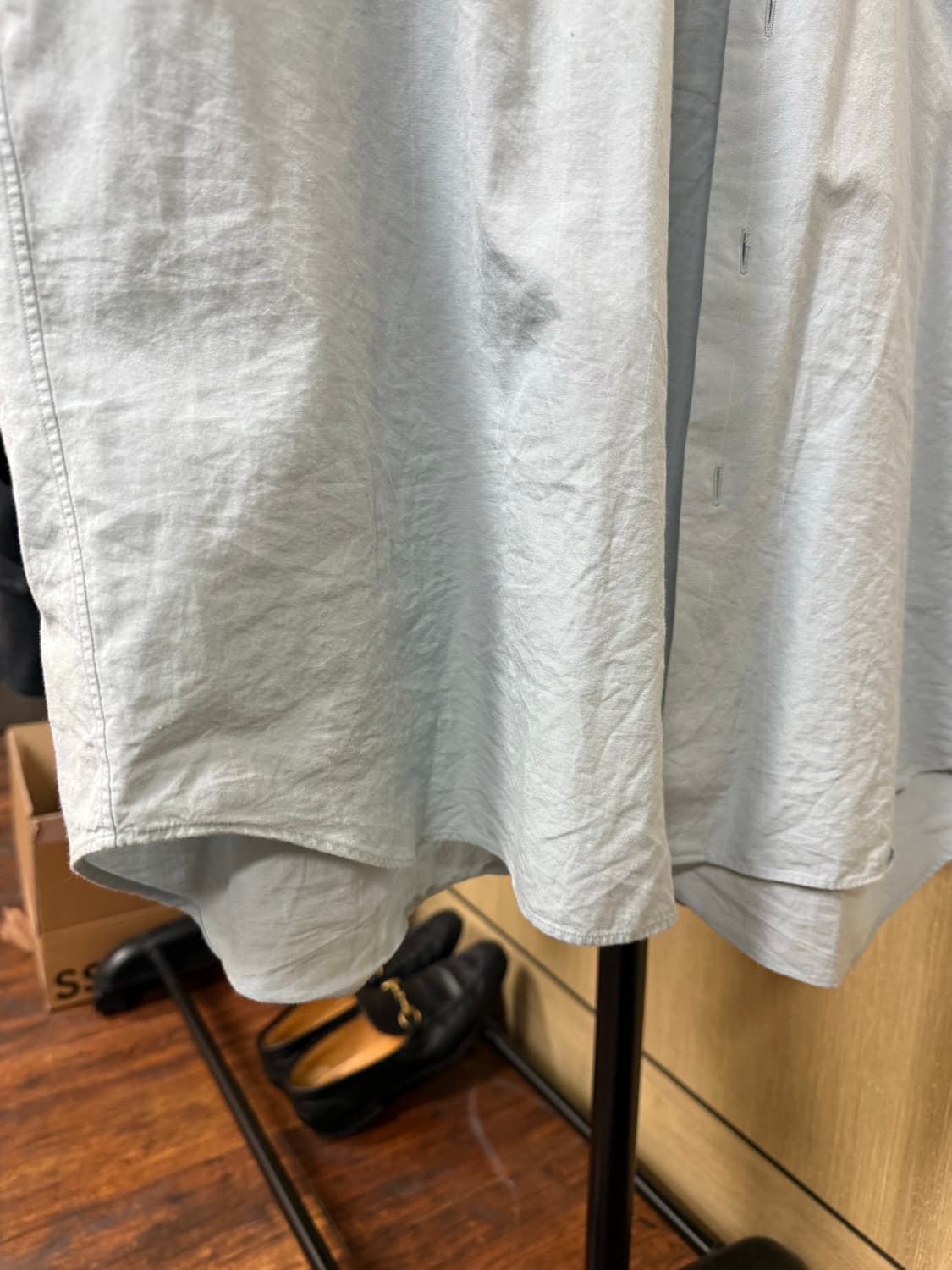 [2] yokosakamoto regular shirt - blue 상품이미지5