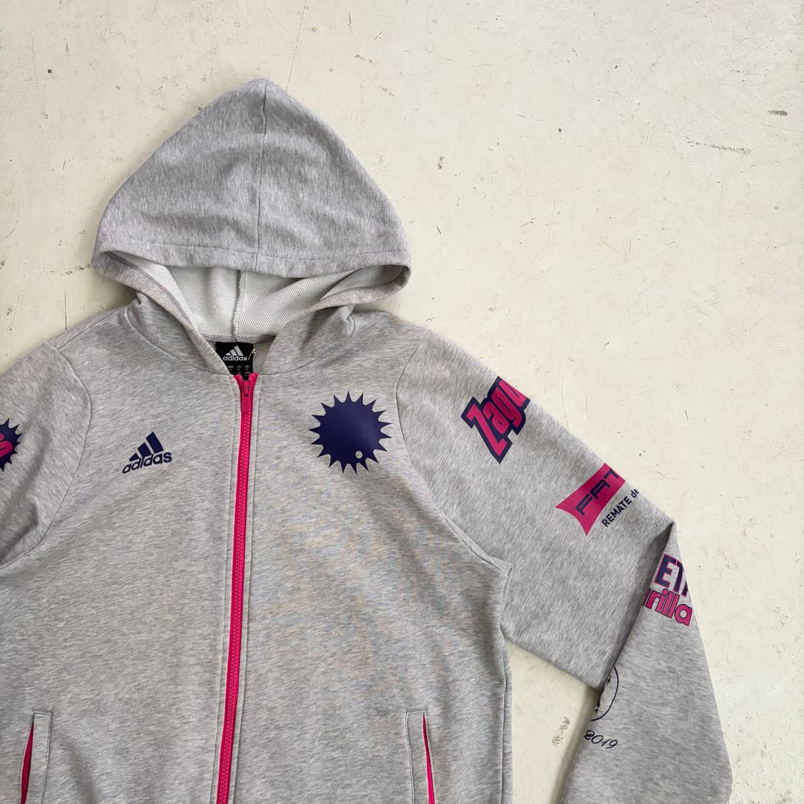 아디다스 빈티지 후드집업 자켓 M 상품이미지2