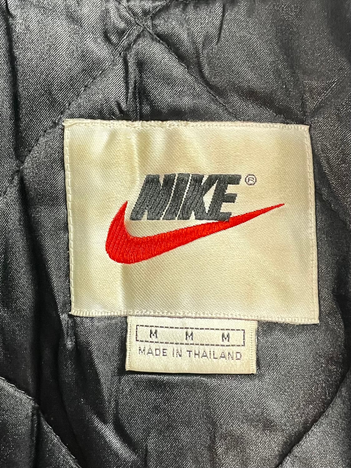 90s 나이키 리얼레더 빅로고 바시티자켓 (on.194) 상품이미지5