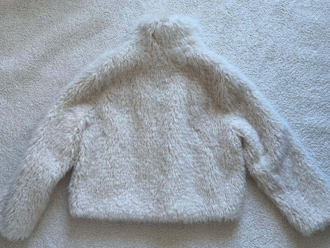 [루에브르] 폭스퍼 하이넥 숏자켓 (사이즈 2) 상품이미지5