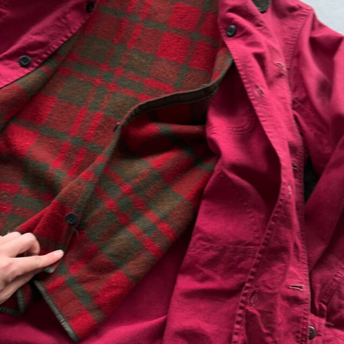 L.L.Bean 엘엘빈 다크레드 필드 자켓 상품이미지10