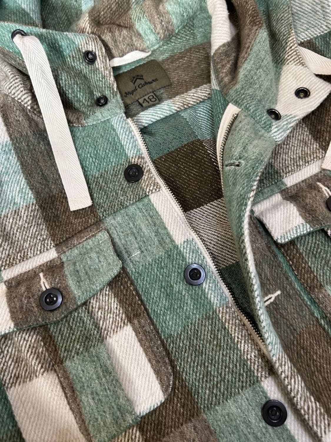 [48] 나이젤카본 코튼 플란넬 후드 셔츠 자켓 상품이미지6