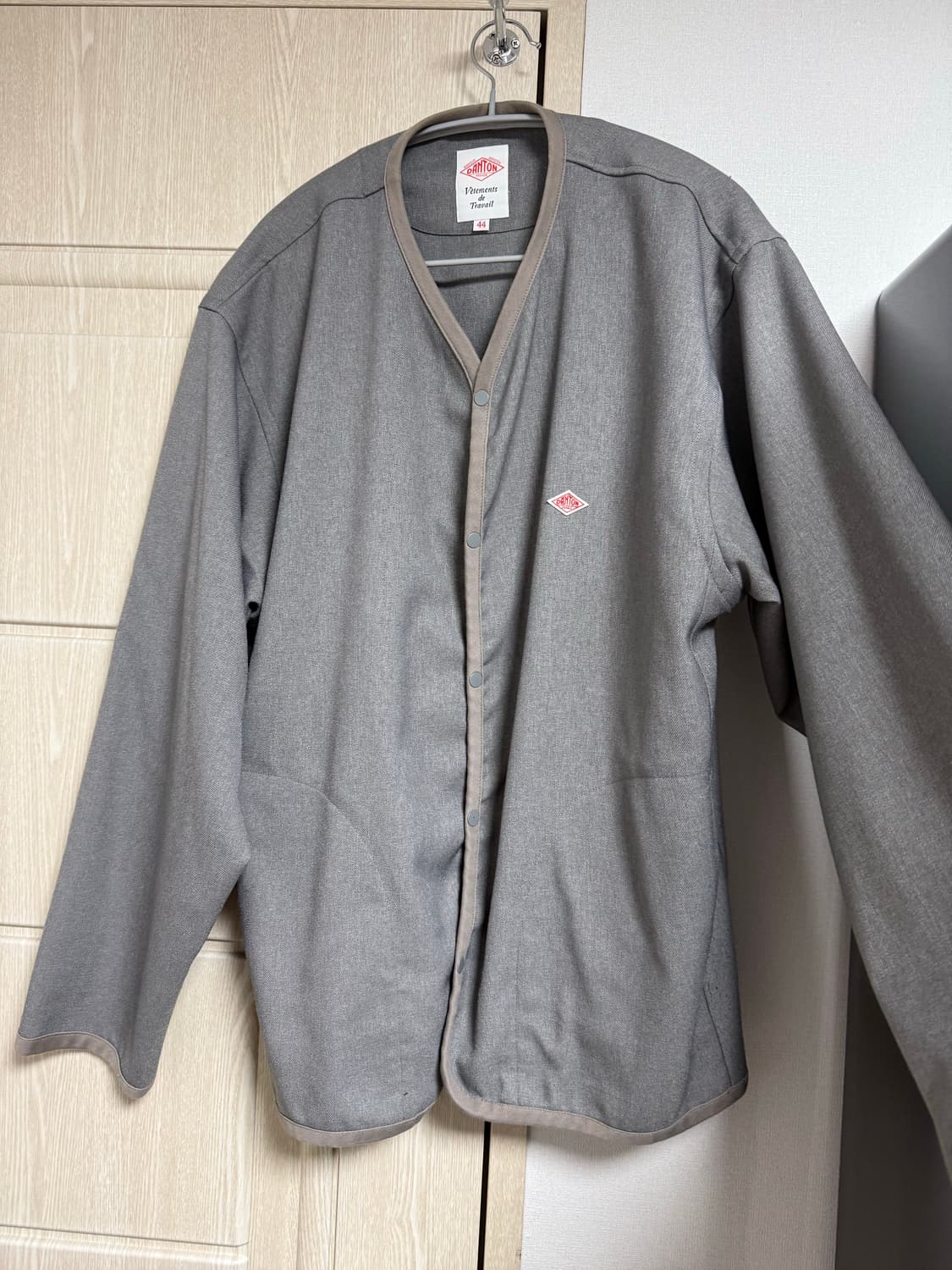 단톤 노카라 가디건 44사이즈 상품이미지3