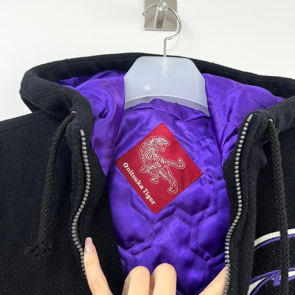 오니츠카타이거 00s 울 헤링턴 누빔안감 후드 자켓 상품이미지7