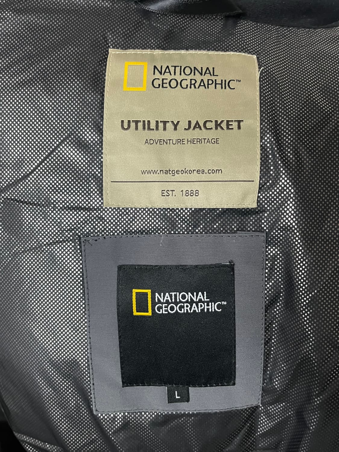 L) 내셔널지오그래픽 벨루가 덕다운 패딩 차콜 상품이미지5