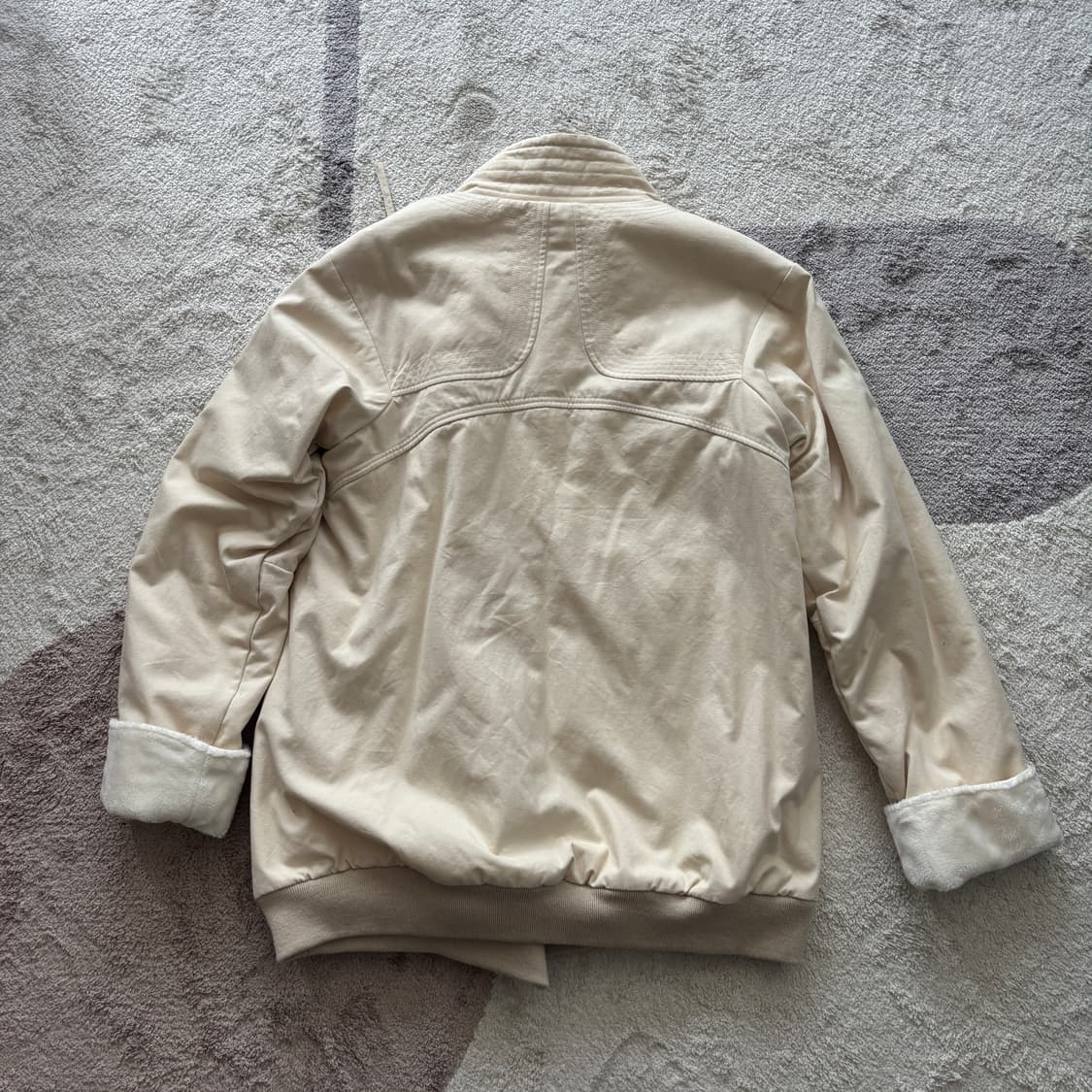 츠모리치사토 아이보리 코트 상품이미지4