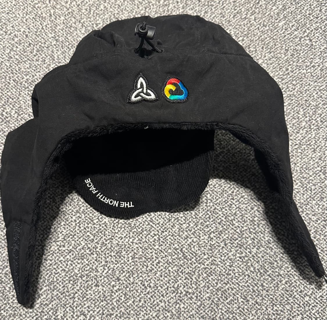 노스페이스 왁스드 코튼 이어머프 캡 블랙 L 상품이미지2