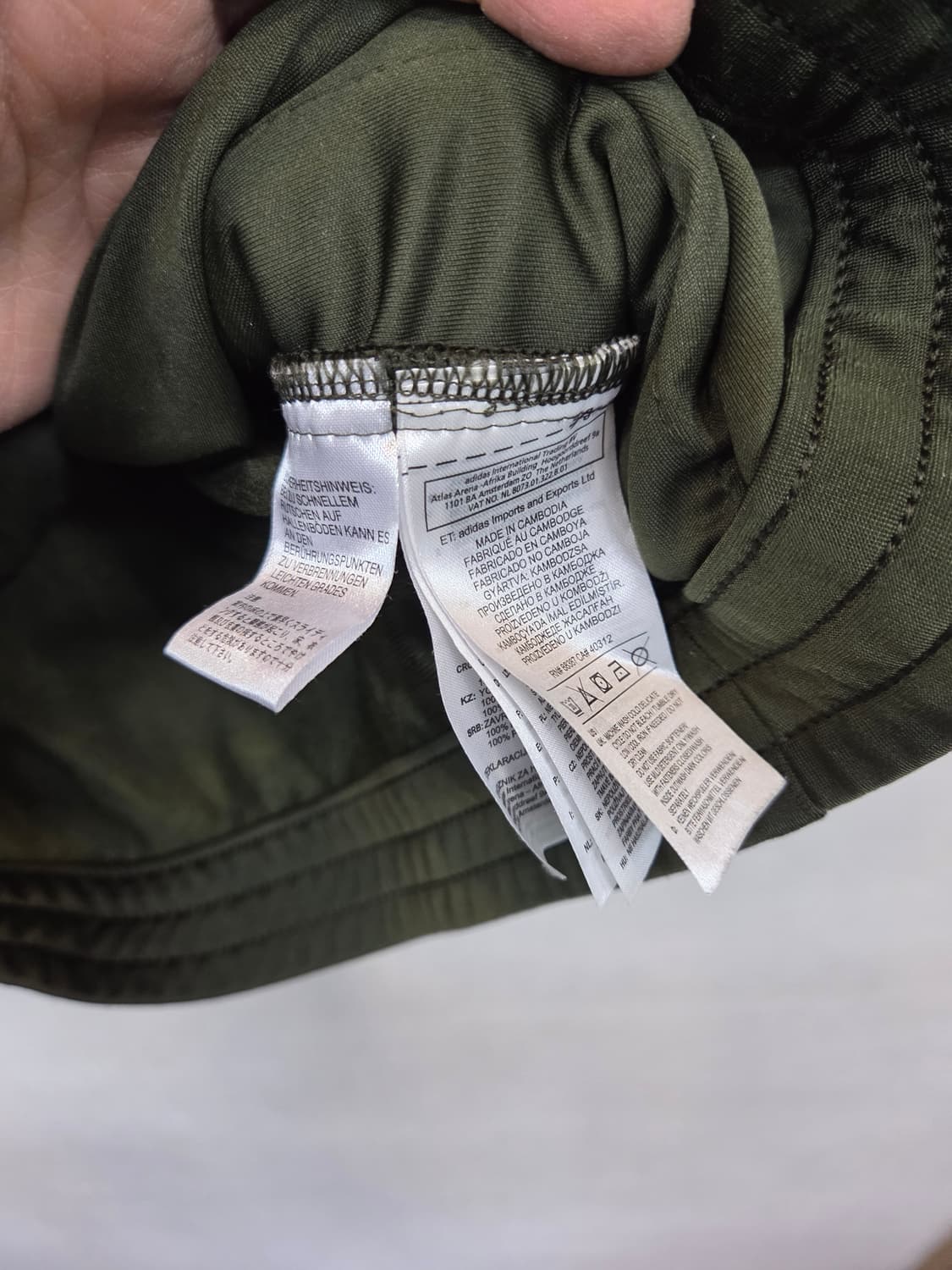 아디다스 키즈 주니어 트랙탑 져지 140 딥카키 상품이미지4