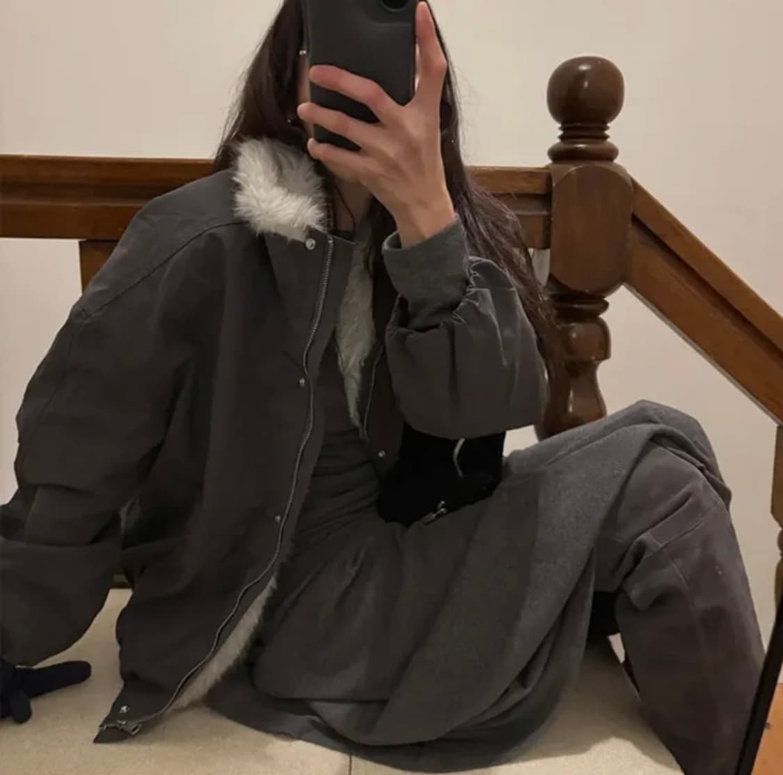 메이비베이비 Tao Jumper 점퍼 다크그레이 상품이미지1