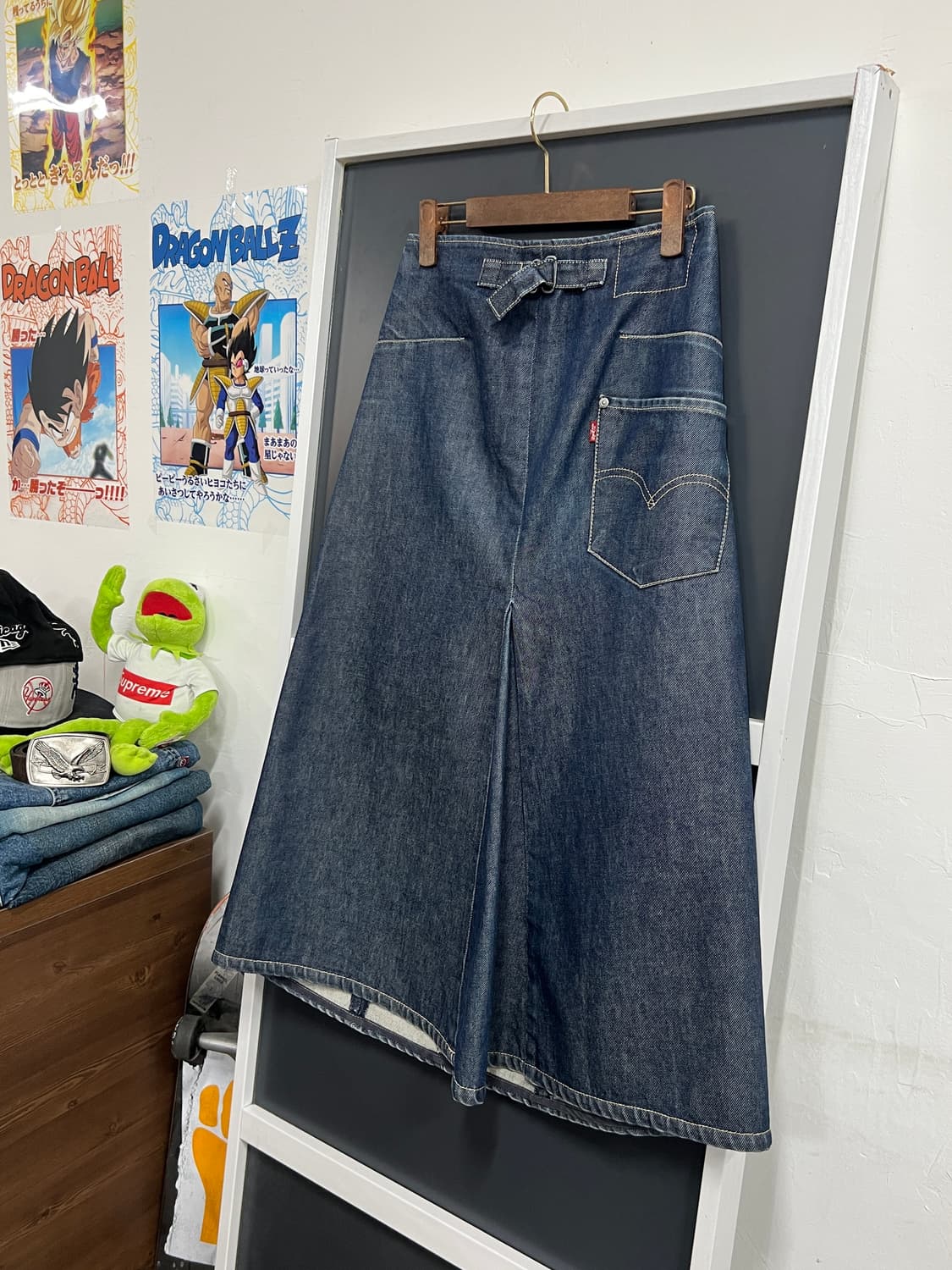 Levis 리바이스 엔지니어드 데님 롱 스커트 상품이미지8