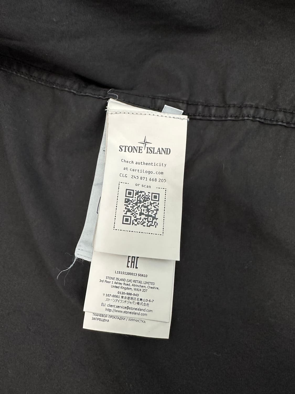 스톤 아일랜드 오가닉 코튼 오버셔츠 - 26SS 상품이미지9