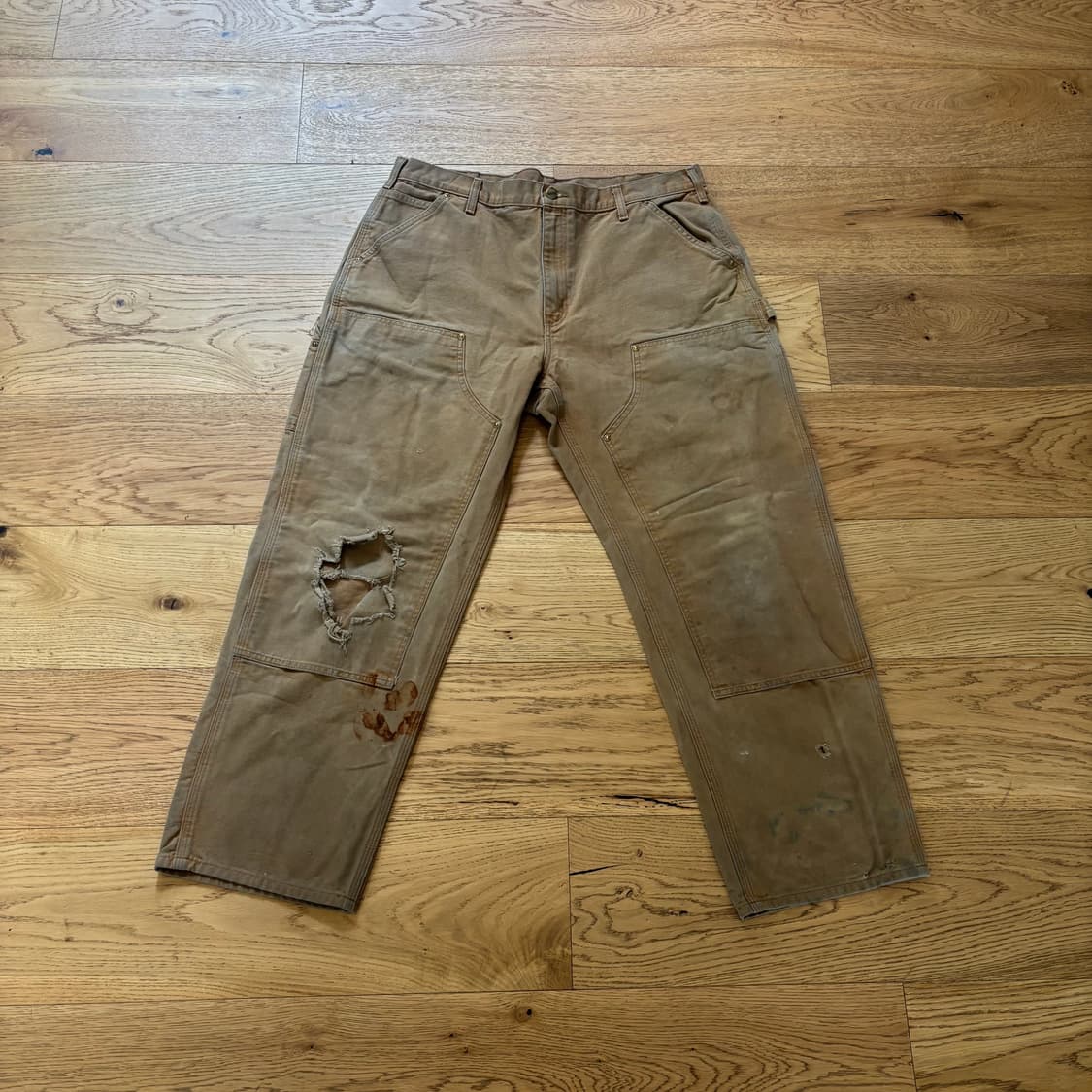 00s 칼하트 더블니 팬츠 상품이미지1