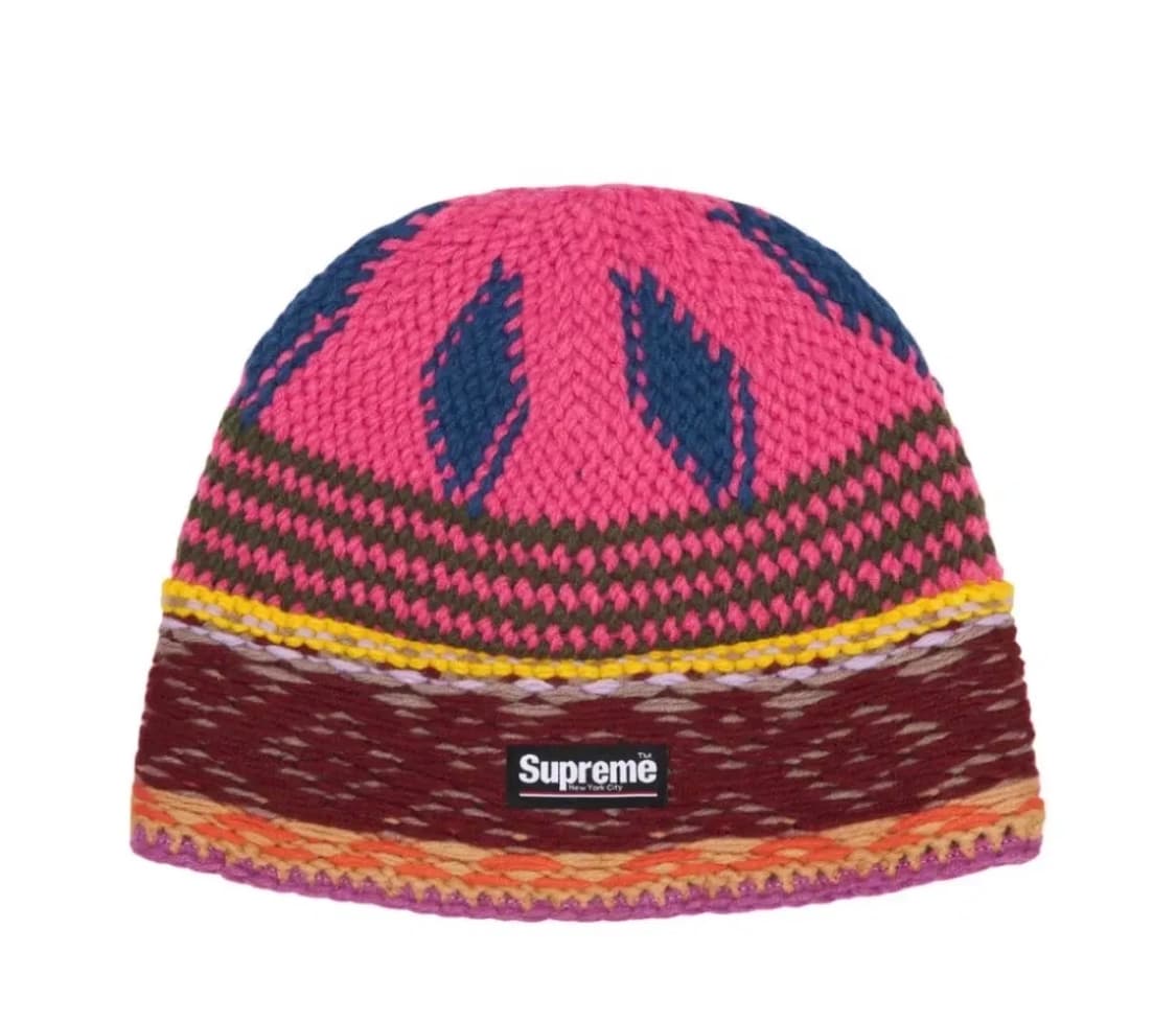 슈프림 다이아몬드 비니 핑크 상품이미지1