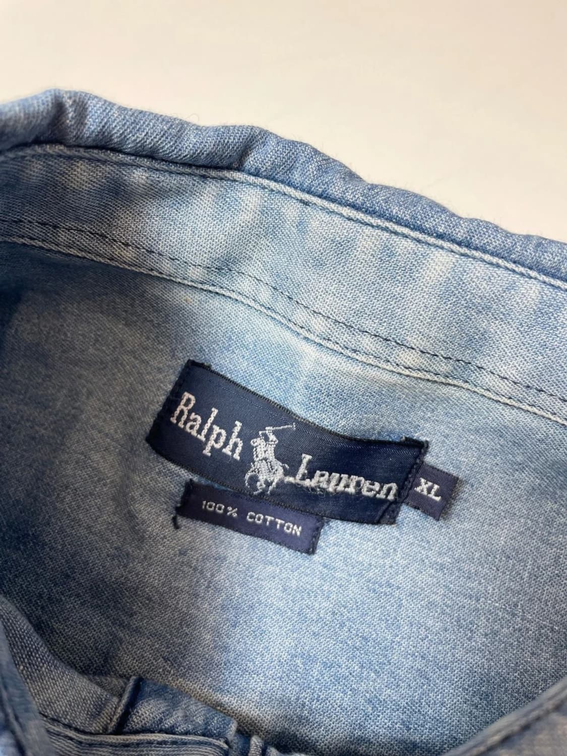 폴로 랄프로렌 레드포니 데님 반팔 셔츠 PN9654 상품이미지6