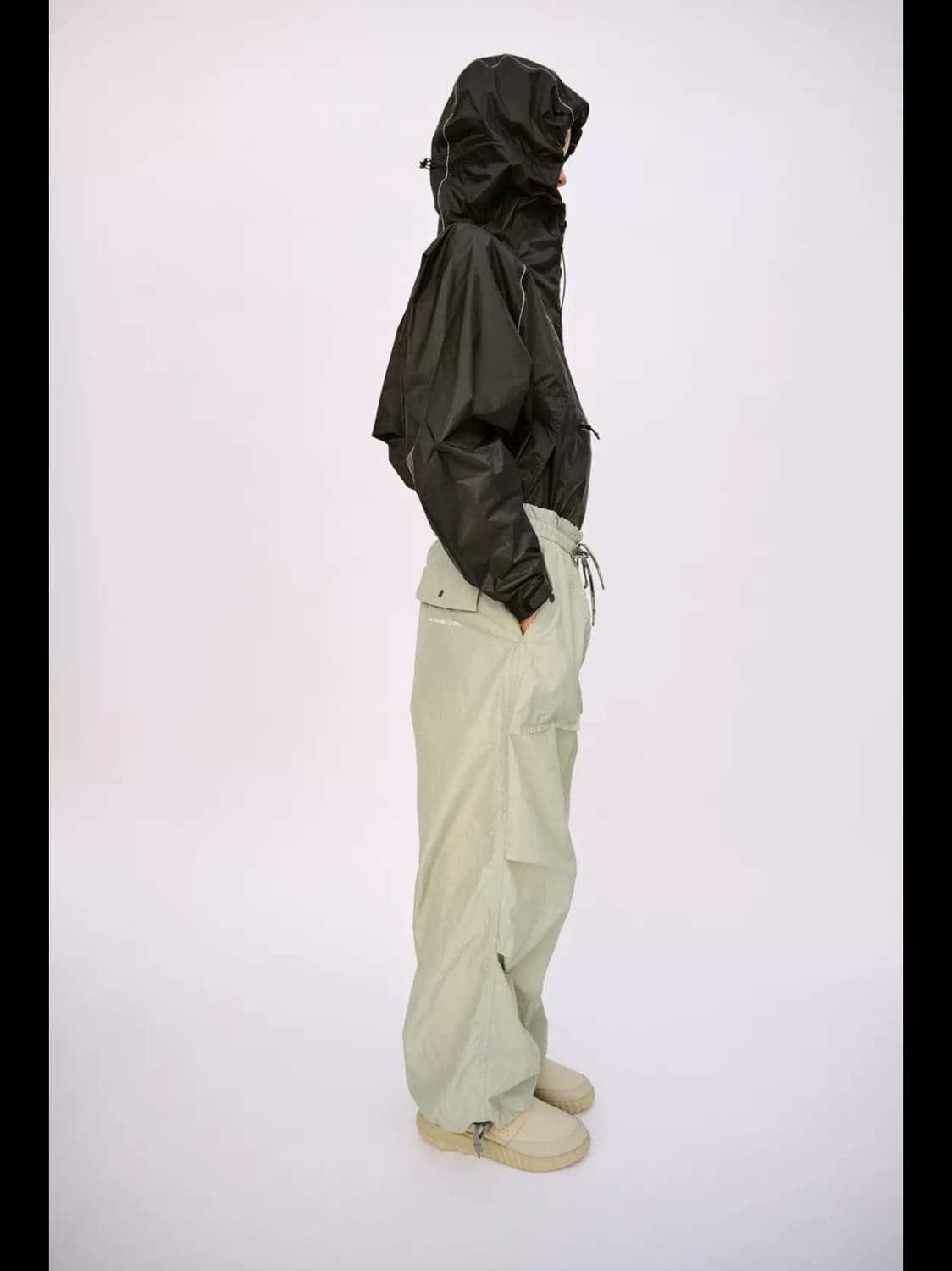 [S/XL] 자라x앤드 원더 리펠런트 트라우저 팬츠 상품이미지2