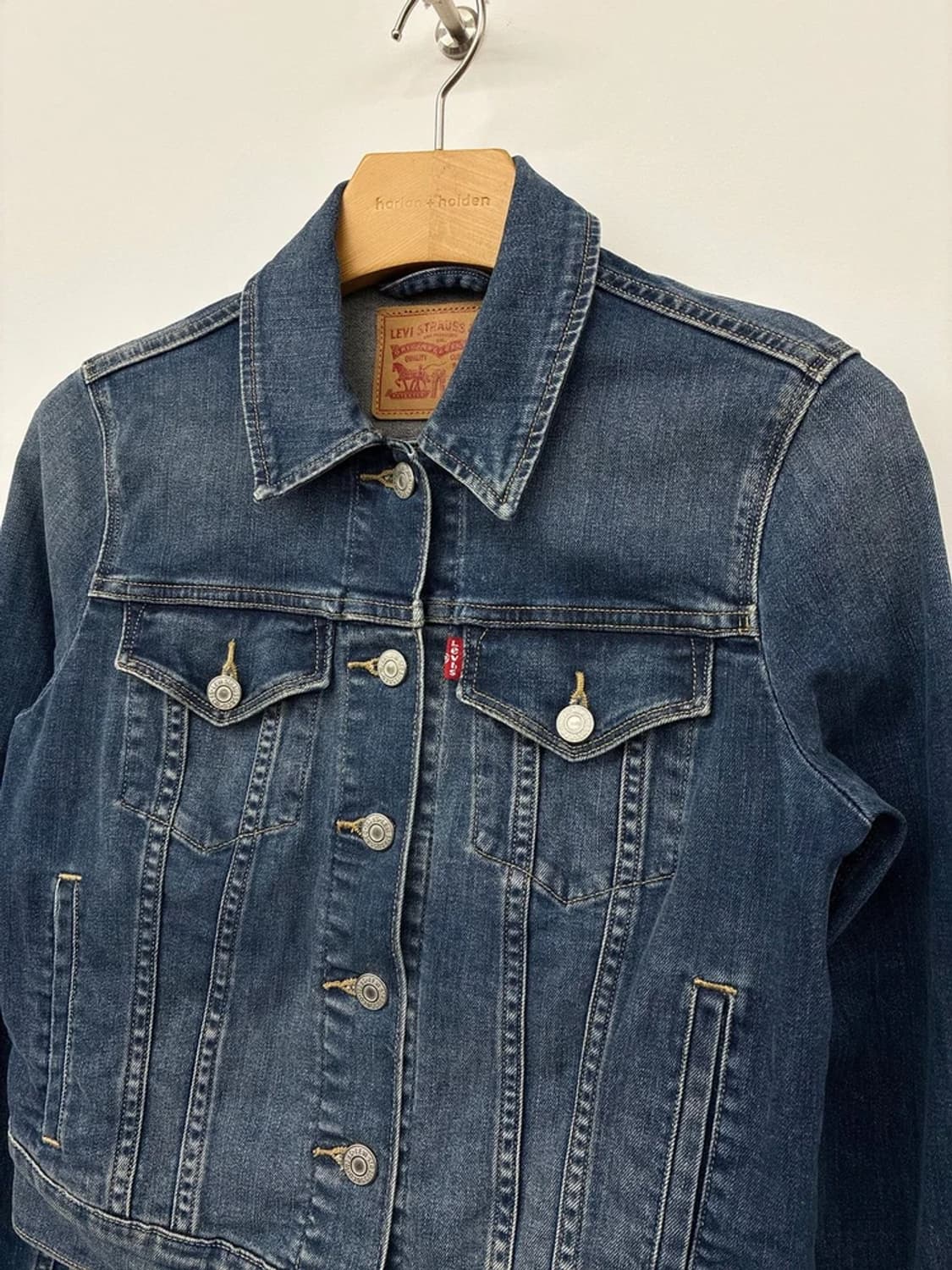리바이스 우먼스 데님 트러커 자켓 PN9802 상품이미지2