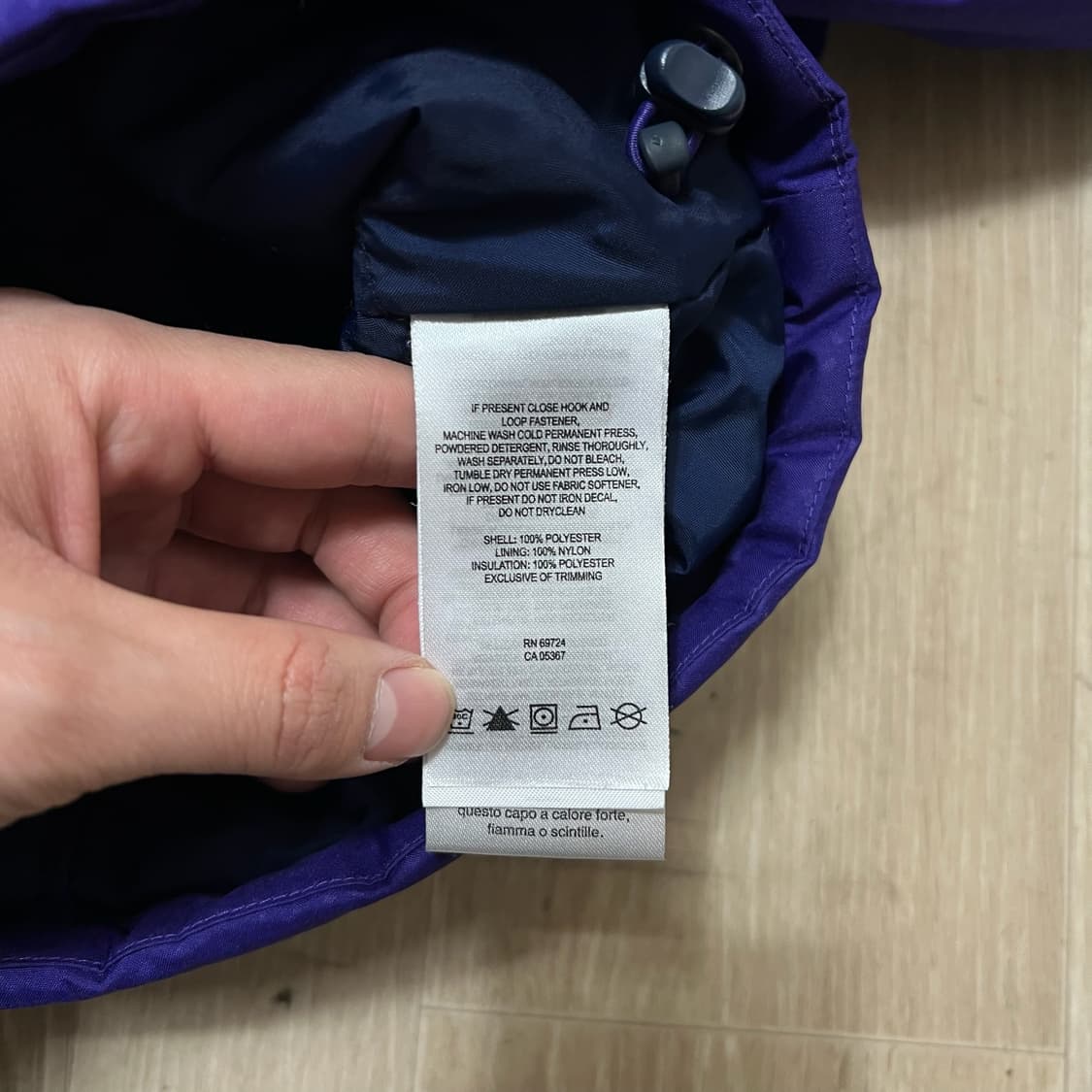 컬럼비아 로고 후드 바람막이 자켓 M/95  상품이미지6