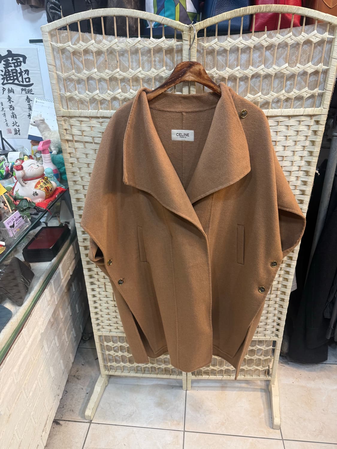 Free 정품 셀린느 롱 케이퍼 코트 팝니다 상품이미지1