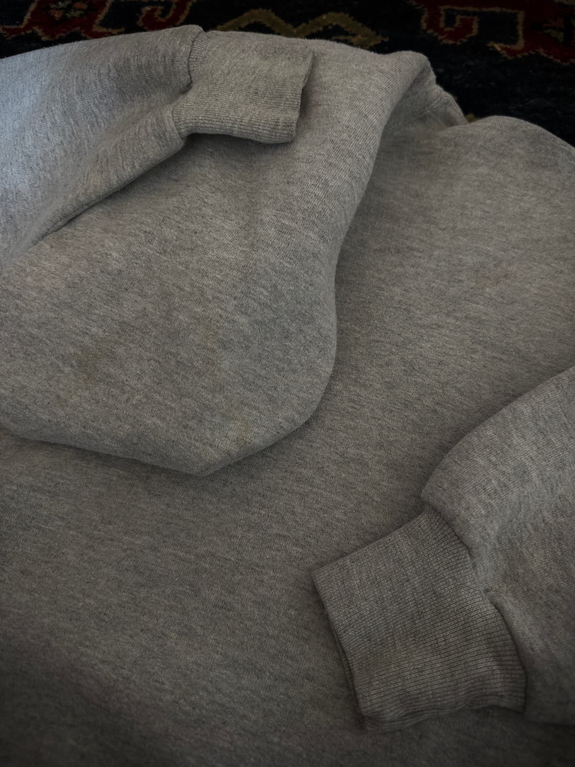 90s USA Russell grey Hoodie 상품이미지7