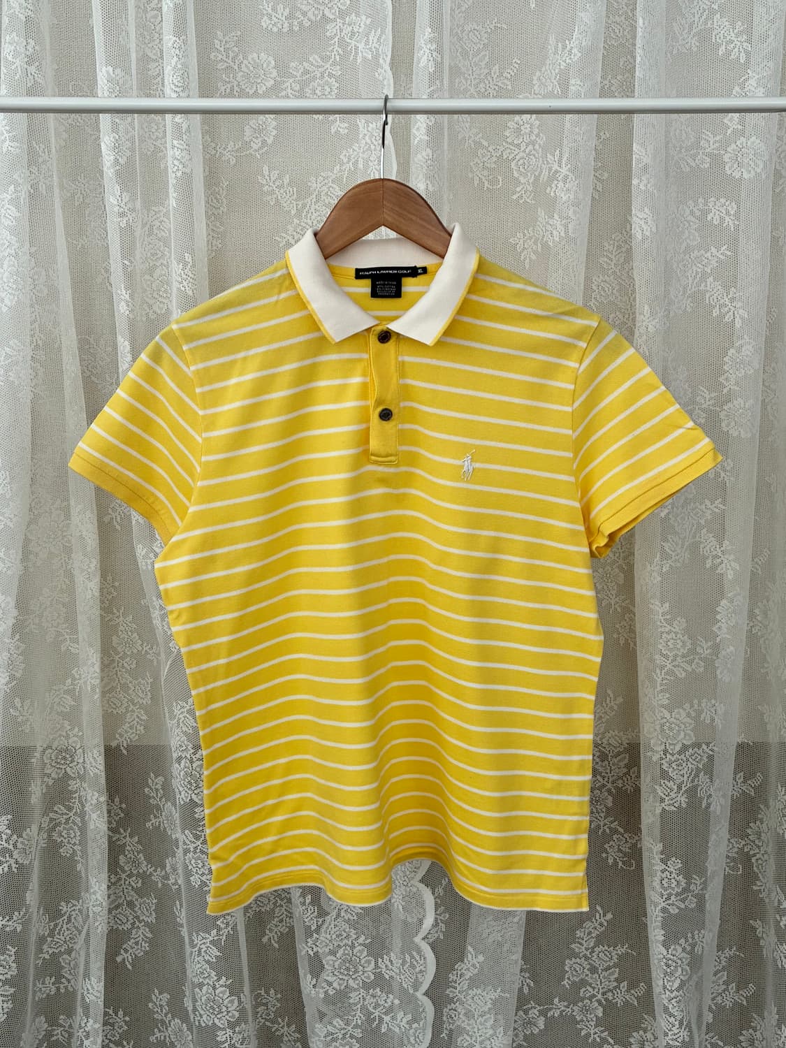 XL) 폴로 랄프로렌 골프 스트라이프 반팔 카라티 상품이미지1