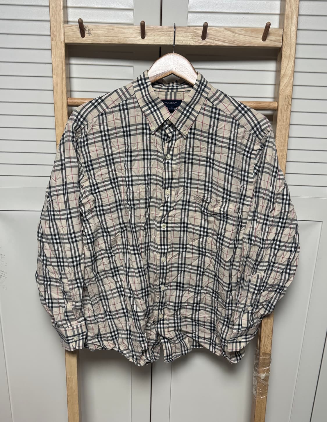런던 버버리 체크 셔츠  상품이미지1