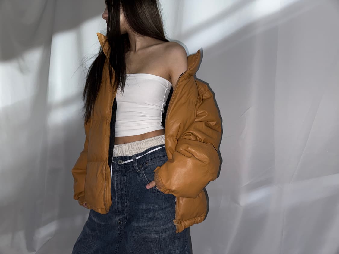 GU 레더 패딩 상품이미지8