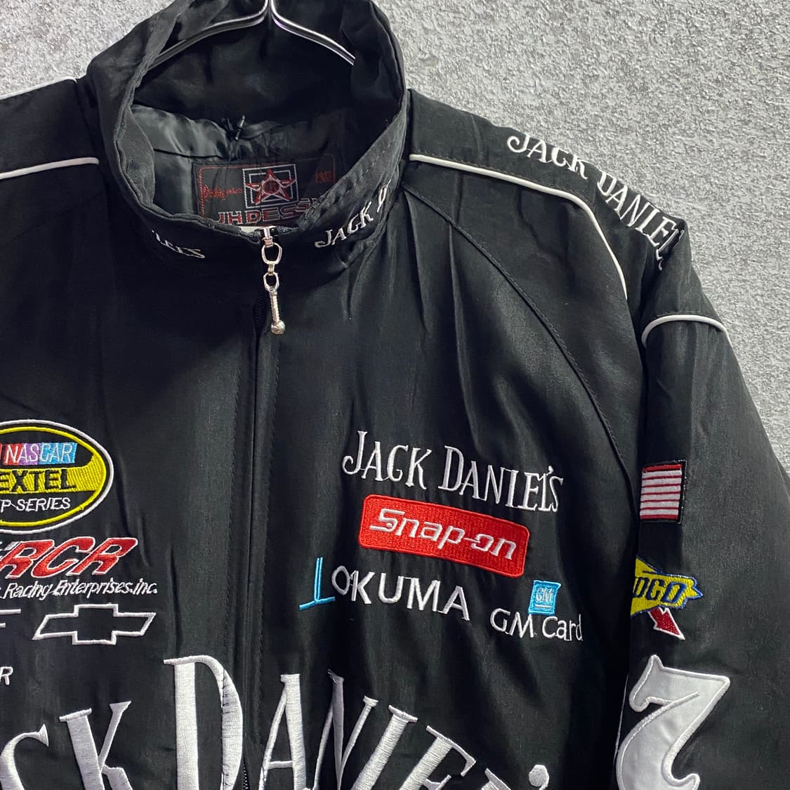 잭다니엘 멀티패치 레이싱 점퍼 B3256 상품이미지3