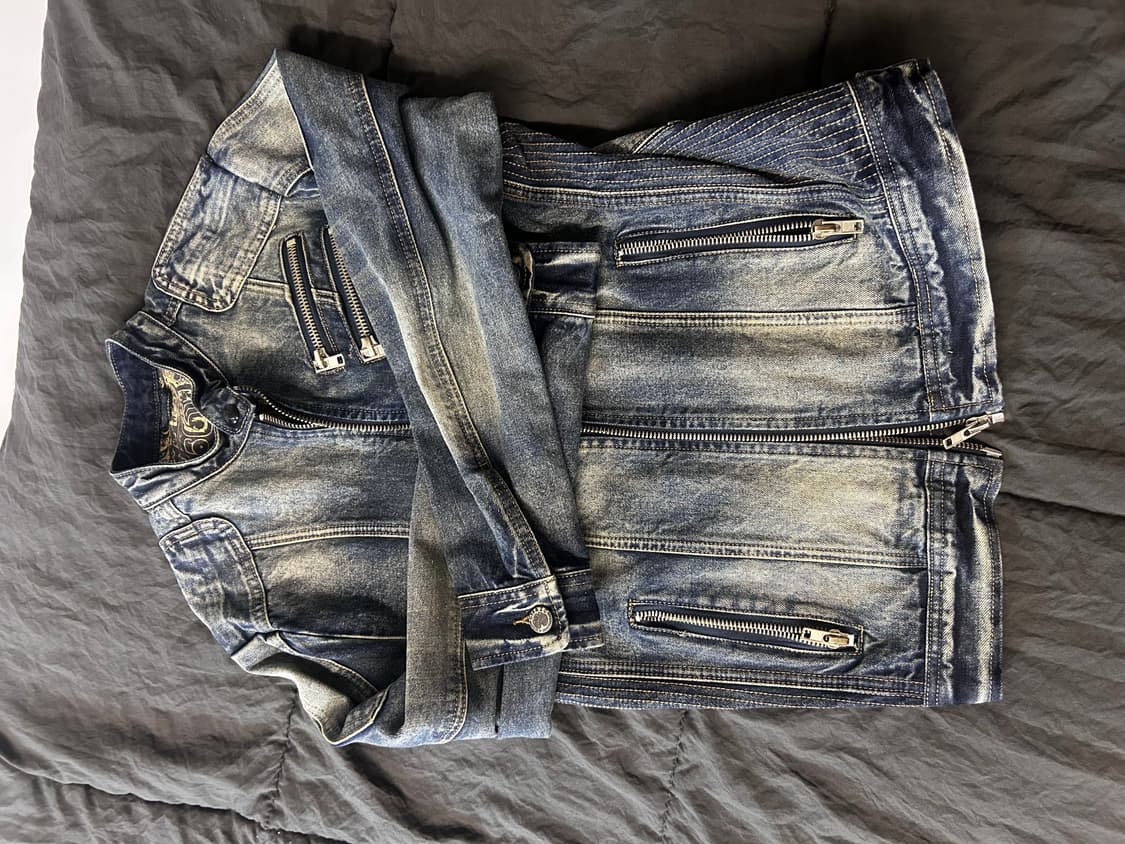 빈티지 데님 라이더 상품이미지1