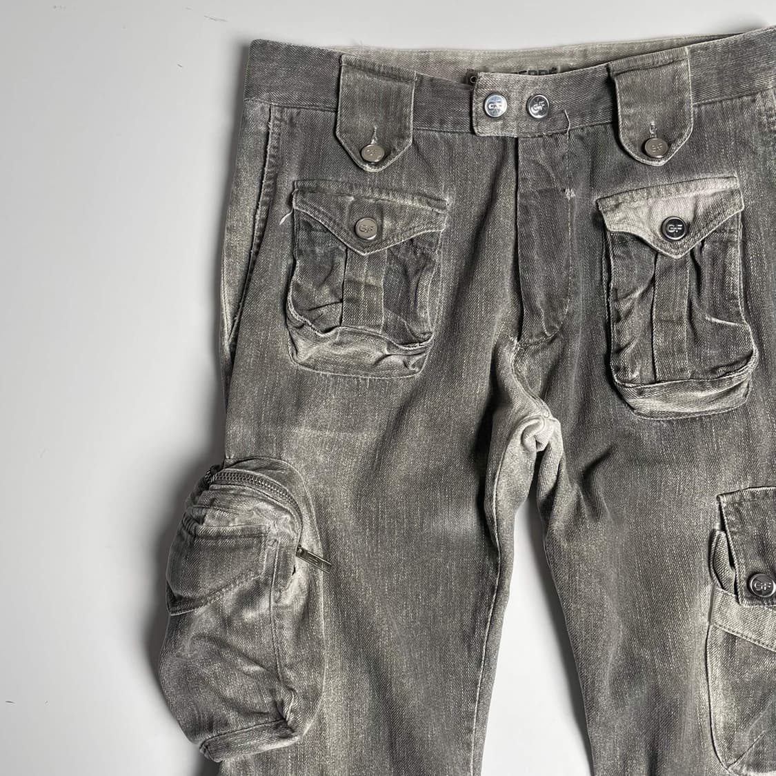 Gianfranco ferre 가먼트 다잉 슬림 팬츠 상품이미지3