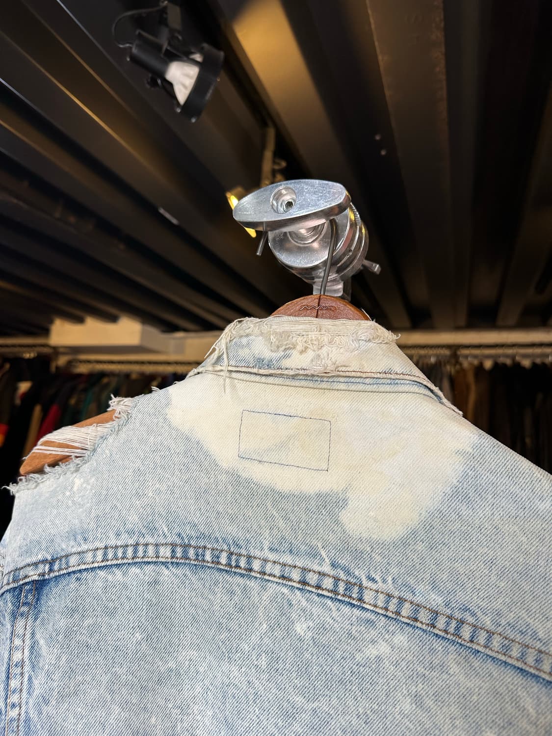 90s 리바이스 디트로이트 데미지 데님 트러커 자켓 made in usa 상품이미지7