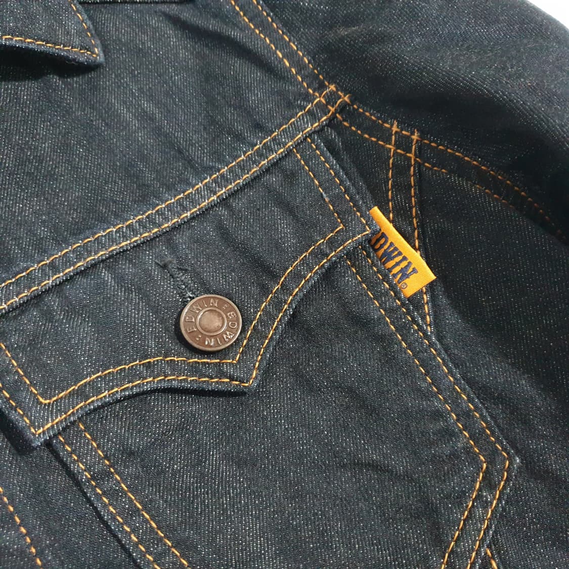 EDWIN 에드윈 데님 청자켓 S(공용가능) 상품이미지4
