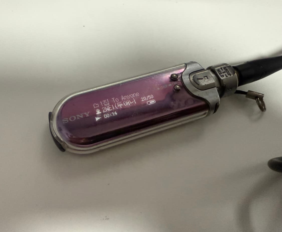 Sony 소니 워크맨 향수병 mp3 (NE-E003F) 상품이미지1