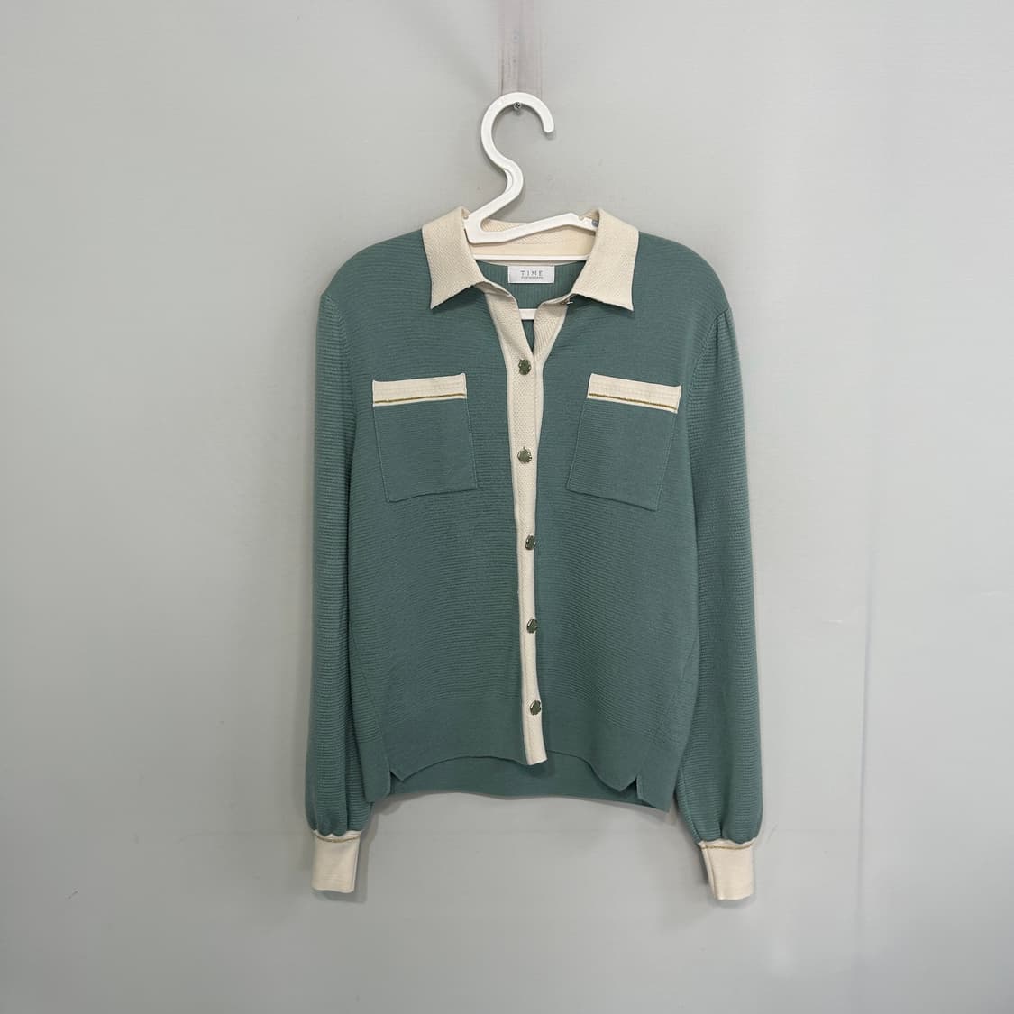 한섬 타임 2020 캐시미어 가디건 90 상태최상 상품이미지1