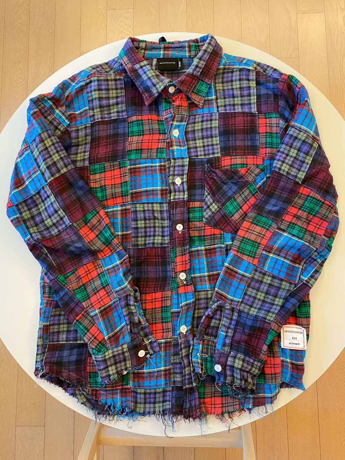 그랜드캐니언 2000s 패치워크 셔츠 디아프바인 바잉 일본 브랜드 상품이미지1