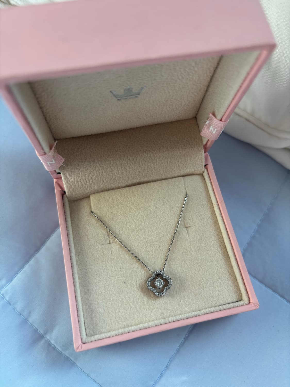 제이에스티나 CLOVIA MIOELLO 목걸이 실버 상품이미지2