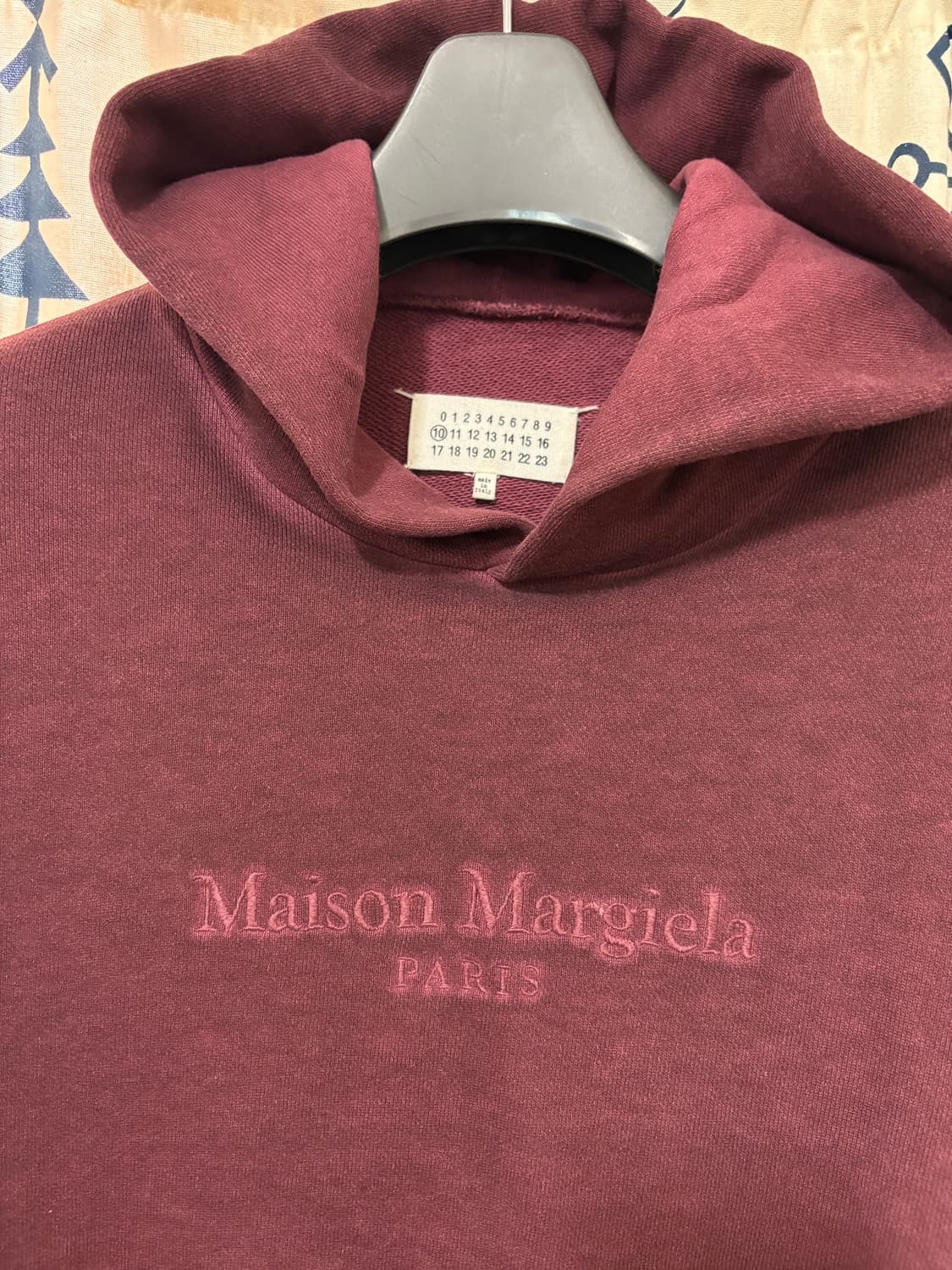 마르지엘라 백스티치 로고 코튼 후드 상품이미지6