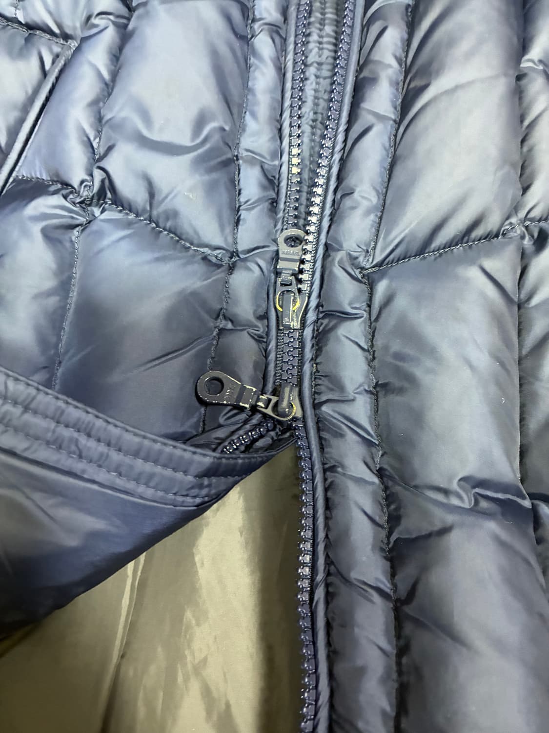 Namerclothing 네이머 클로딩 돔 파카 베스트 네이비 상품이미지3