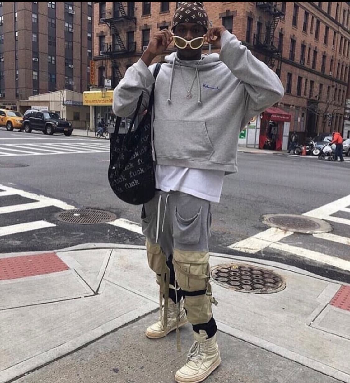 슈프림 x 루이비통 패러디 비니 2000-fw 상품이미지9