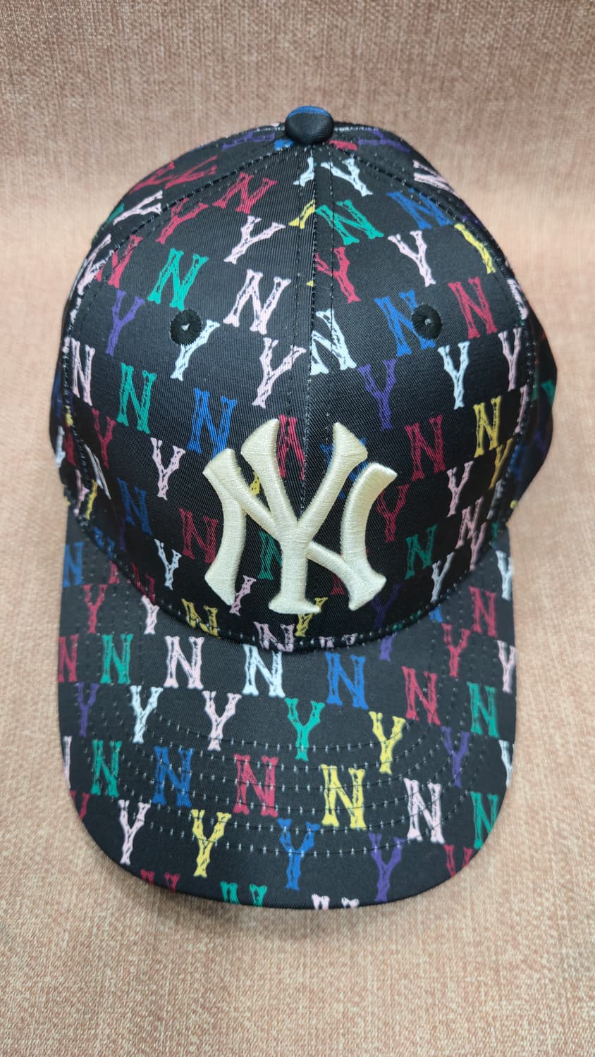 엠엘비 일회착용 모노그램 레인보우 스트럭쳐 볼캡 NY 상품이미지1
