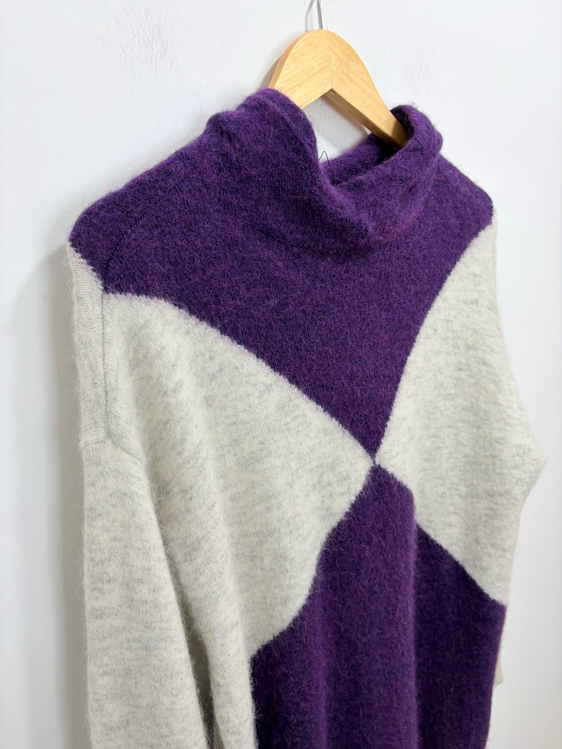 mercibeaucoup 퍼플 니트 후드 상품이미지8