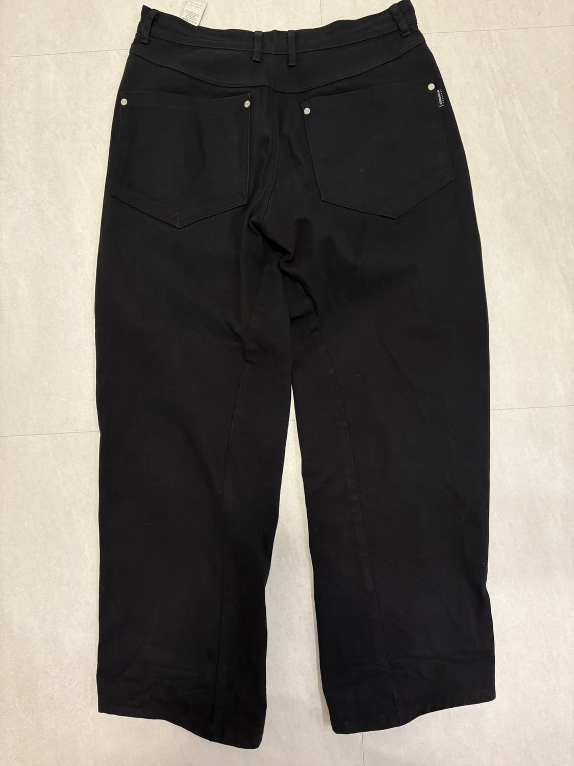 써저리 오블리크 팬츠 블랙 M 상품이미지2