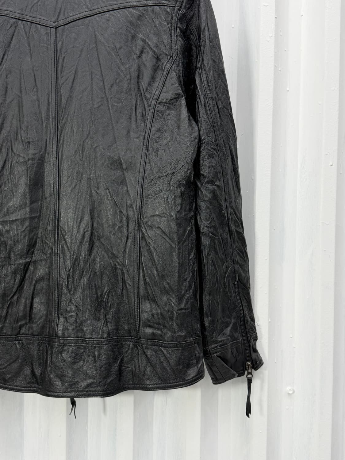 Evolution pig skin biker jacket 상품이미지5