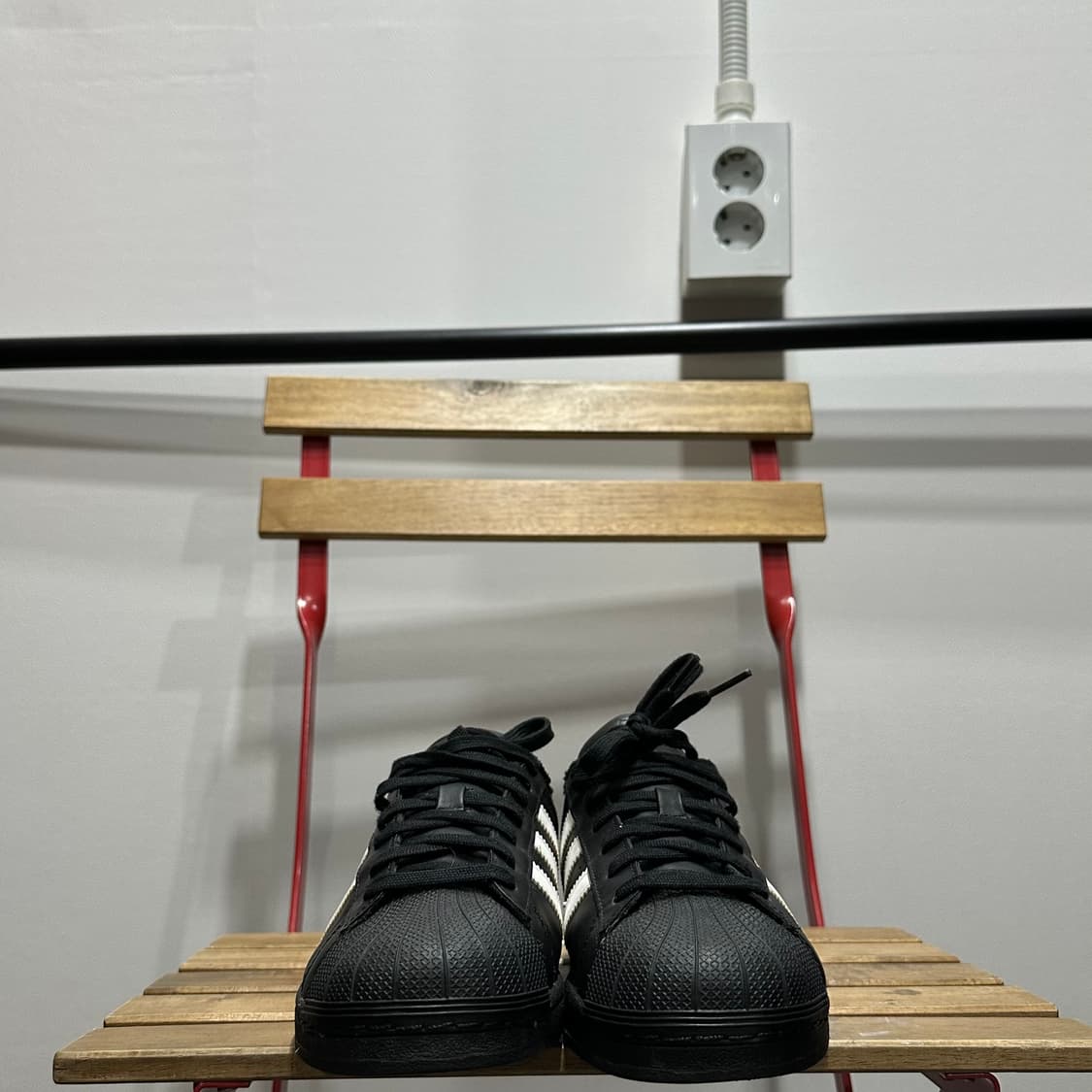 260) 아디다스 운동화 남성 남자 신발  슈퍼스타 블랙 화이트 상품이미지2