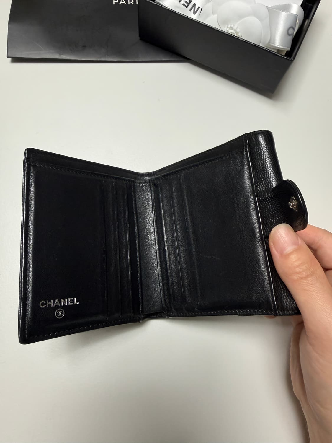 chanel 샤넬 캐비어 지갑 풀박스 상품이미지9