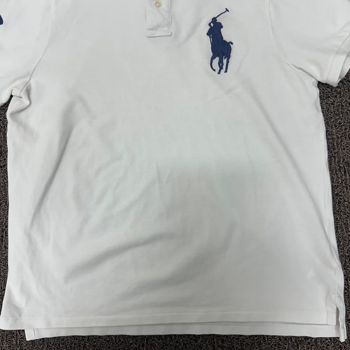 POLO 폴로 랄프로렌 여성 빅포니 카라티 반팔티셔츠 화이트 XL 상품이미지4