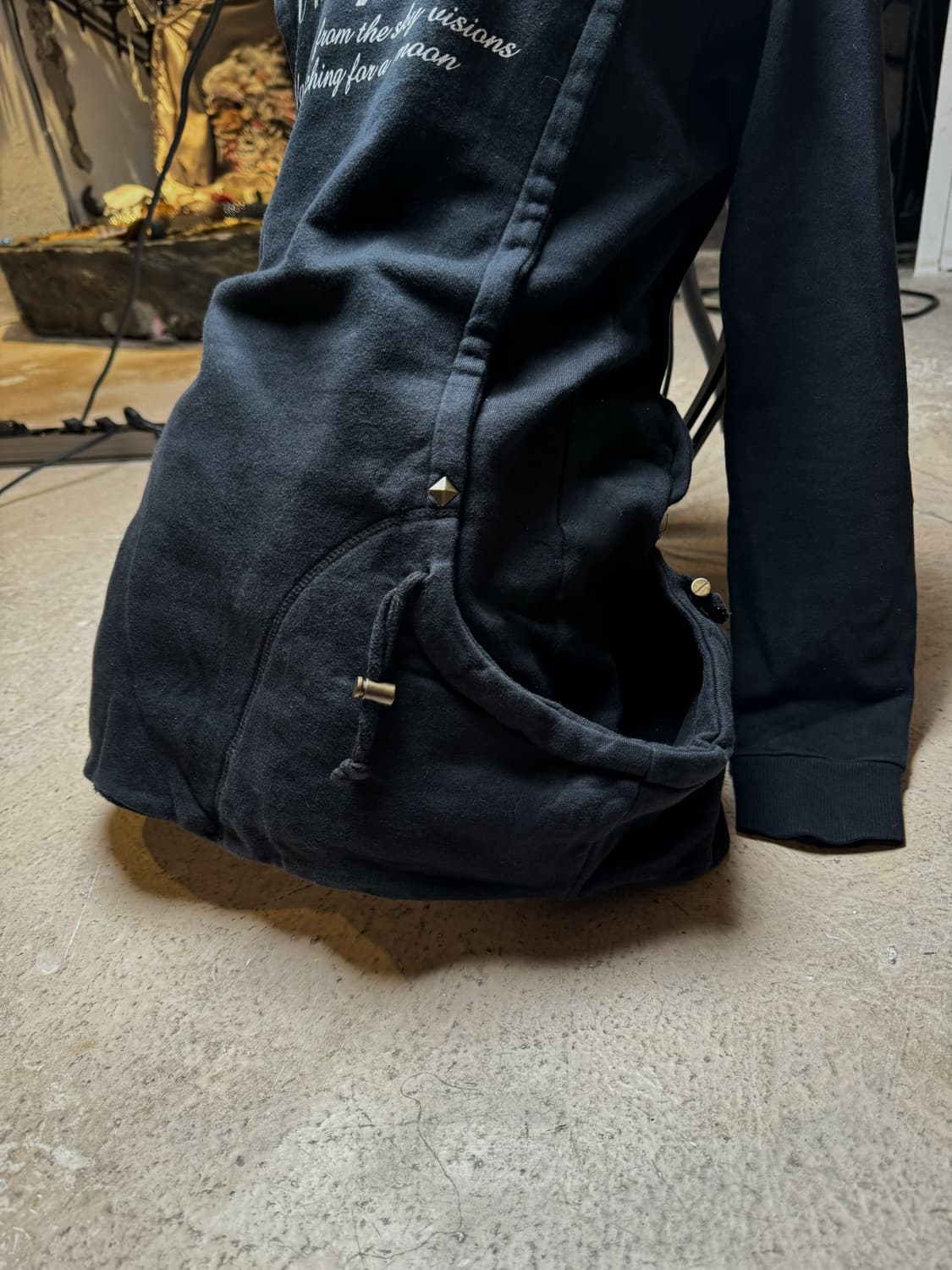 포켓 후드 원피스 상품이미지3