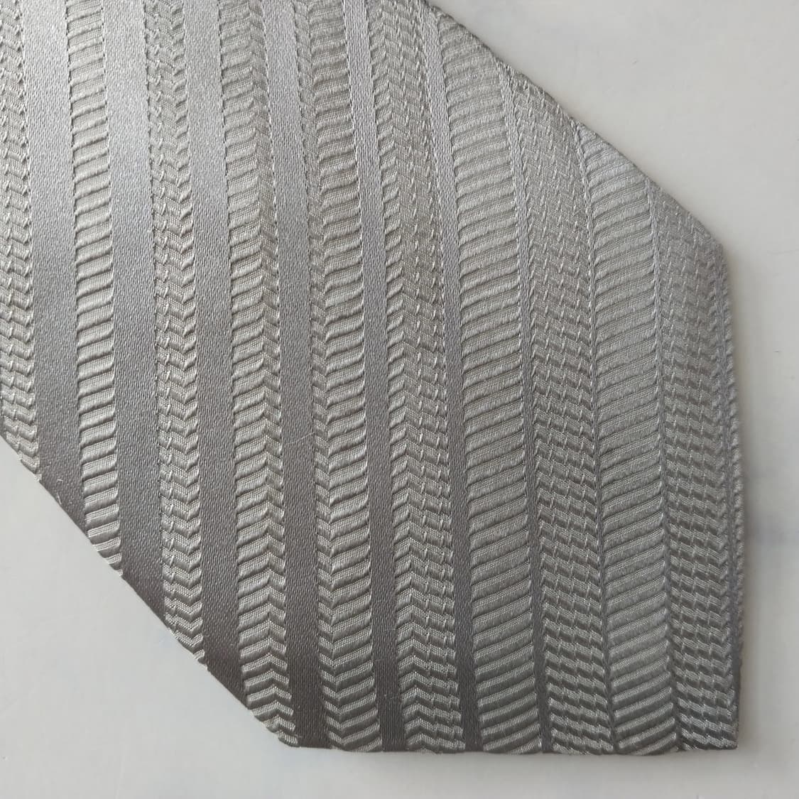 조르지오 아르마니 실크 실버 패턴 넥타이 8.8cm A+등급 K1808 상품이미지8