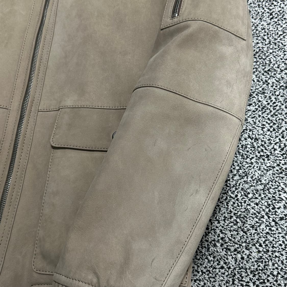 빈폴 컬렉션 양가죽 스웨이드 블루종 자켓 상품이미지9