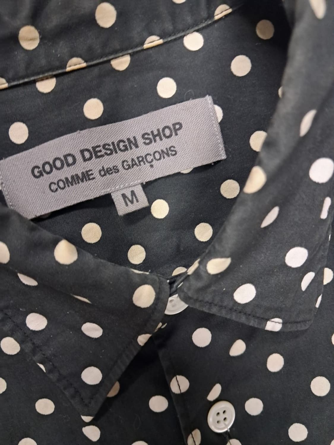 꼼데가르송 도트 남방 상품이미지2
