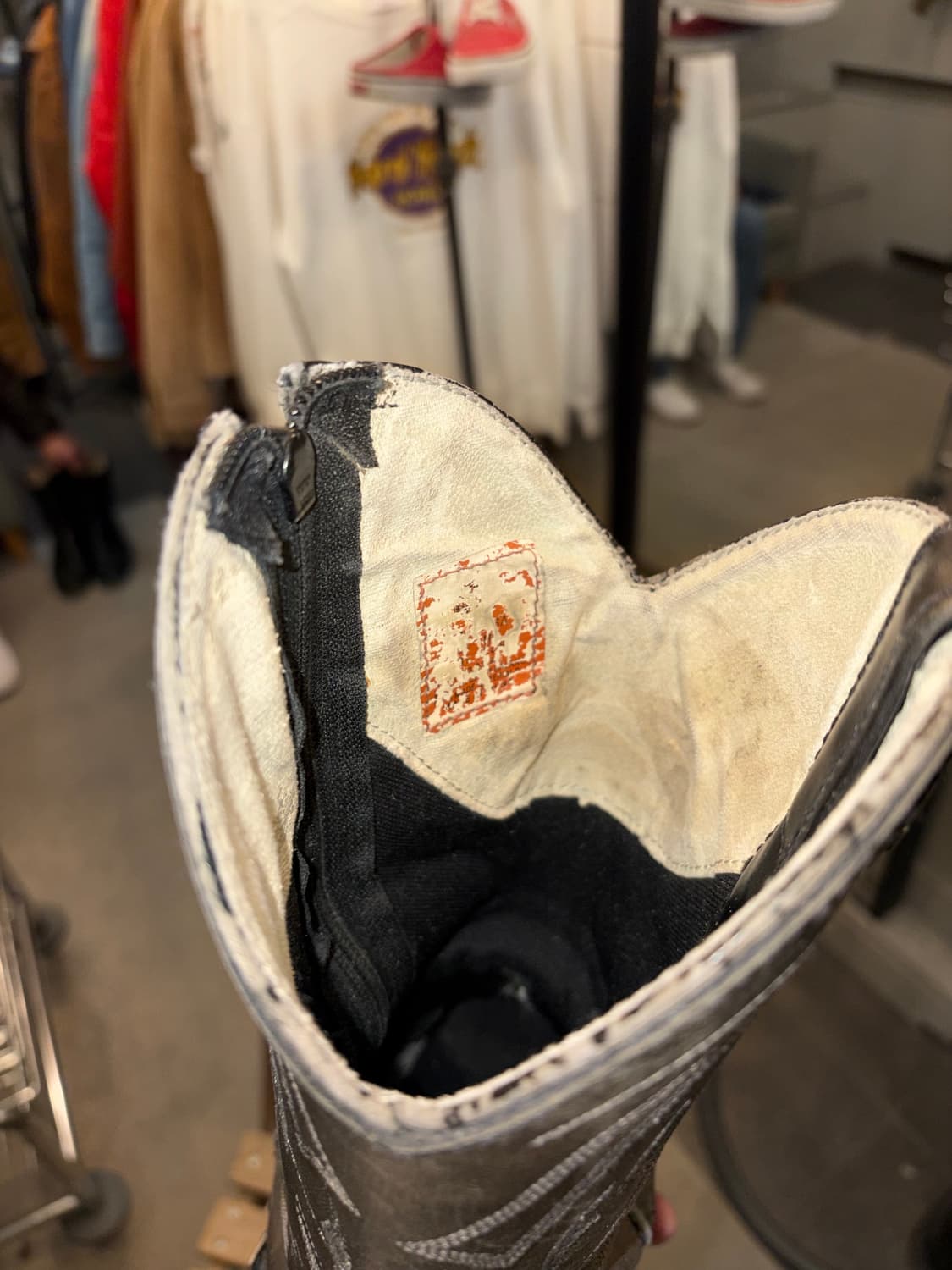 Harley Davidson logo chain western boots 상품이미지10